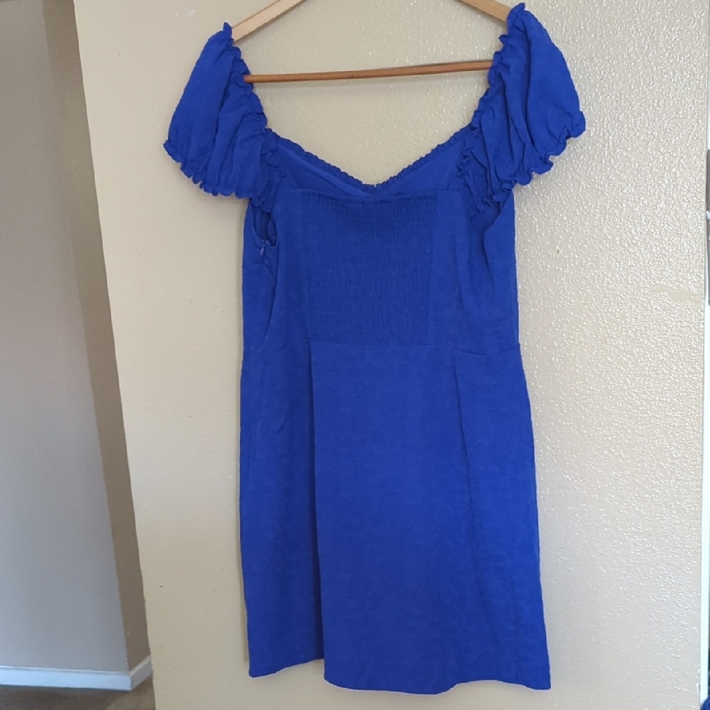 Betsey Johnson Jackie Indigo Blue Mini Dress - Picture 5 of 10